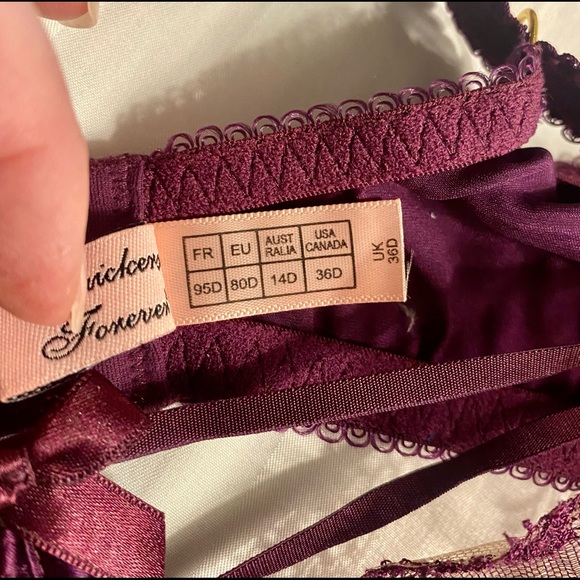 NWOT Agent Provocateur Tanya Deep Violet / Purple Bra - Picture 7 of 7